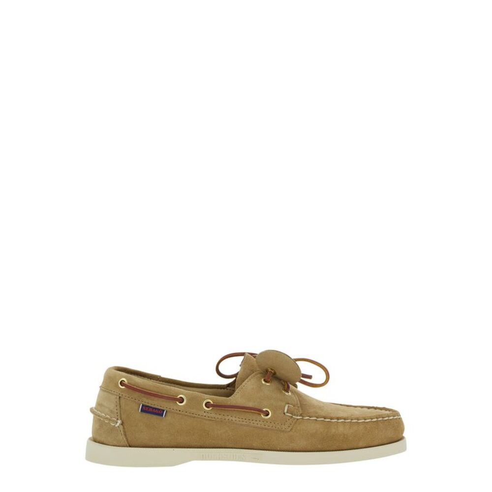 Sebago Men Portland Loafers Beige With Rounded Toe In Leather For Men